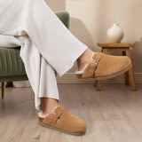 Bowron Ladies Shearling Clog Slippers