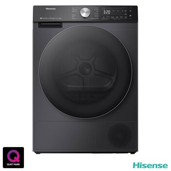Hisense DH5S102BB, 10kg Heat Pump Dryer A+++ Rating in Black