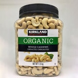 Kirkland Signature Organic Cashews, 1.13kg