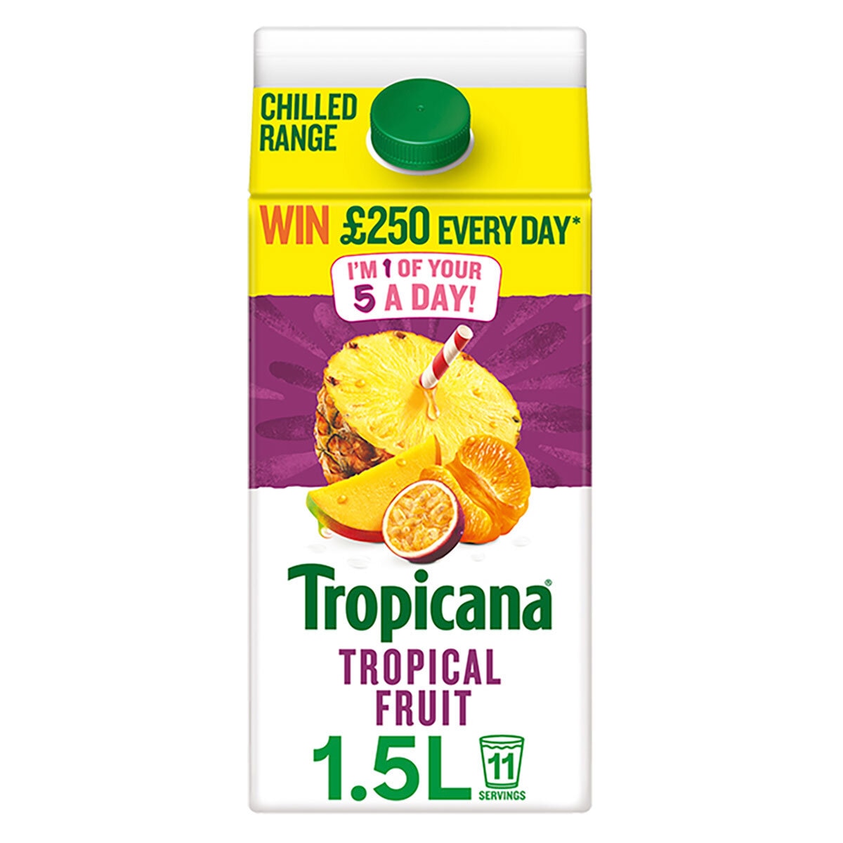 Tropicana Tropical Fruit Juice, 2 x 1.5L