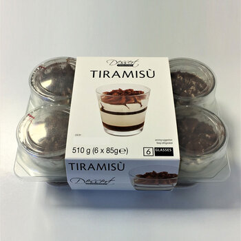Dessert Italiano Tiramisu, 6 x 85g