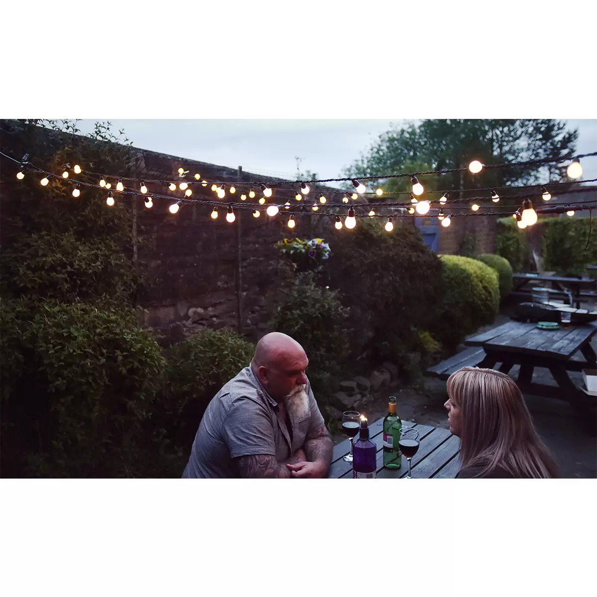 Lights4you 33ft 10m 50 Large Bulb Ice White Outdoor String Lights Costco Uk Outdoor String Lights Costco Uk, Outdoor String Lights Costco Uk