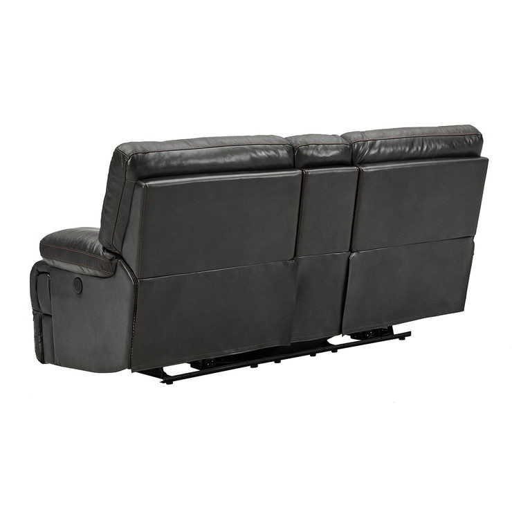 Pulaski Tessa 2 Seater Grey Leather Power Recliner Sofa Costco UK