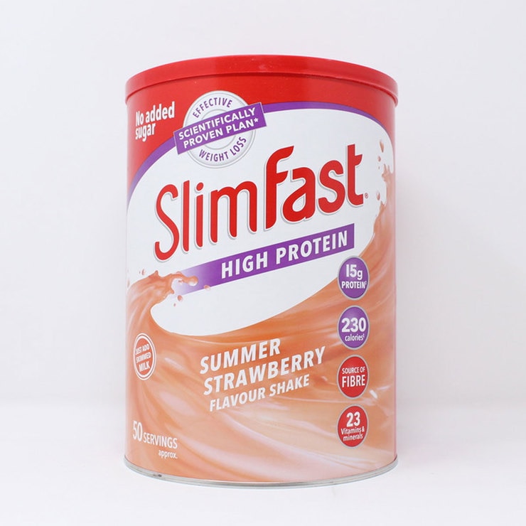 SlimFast High Protein Powder Summer Strawberry Flavour Shake, 1.825kg