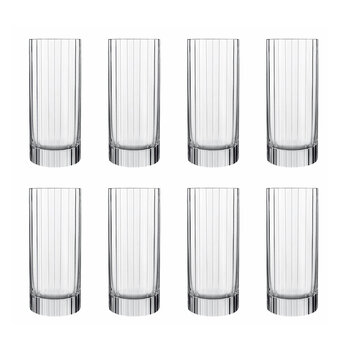 Luigi Bormioli Bach Hi-Ball Glasses, 2 x 4 Pack