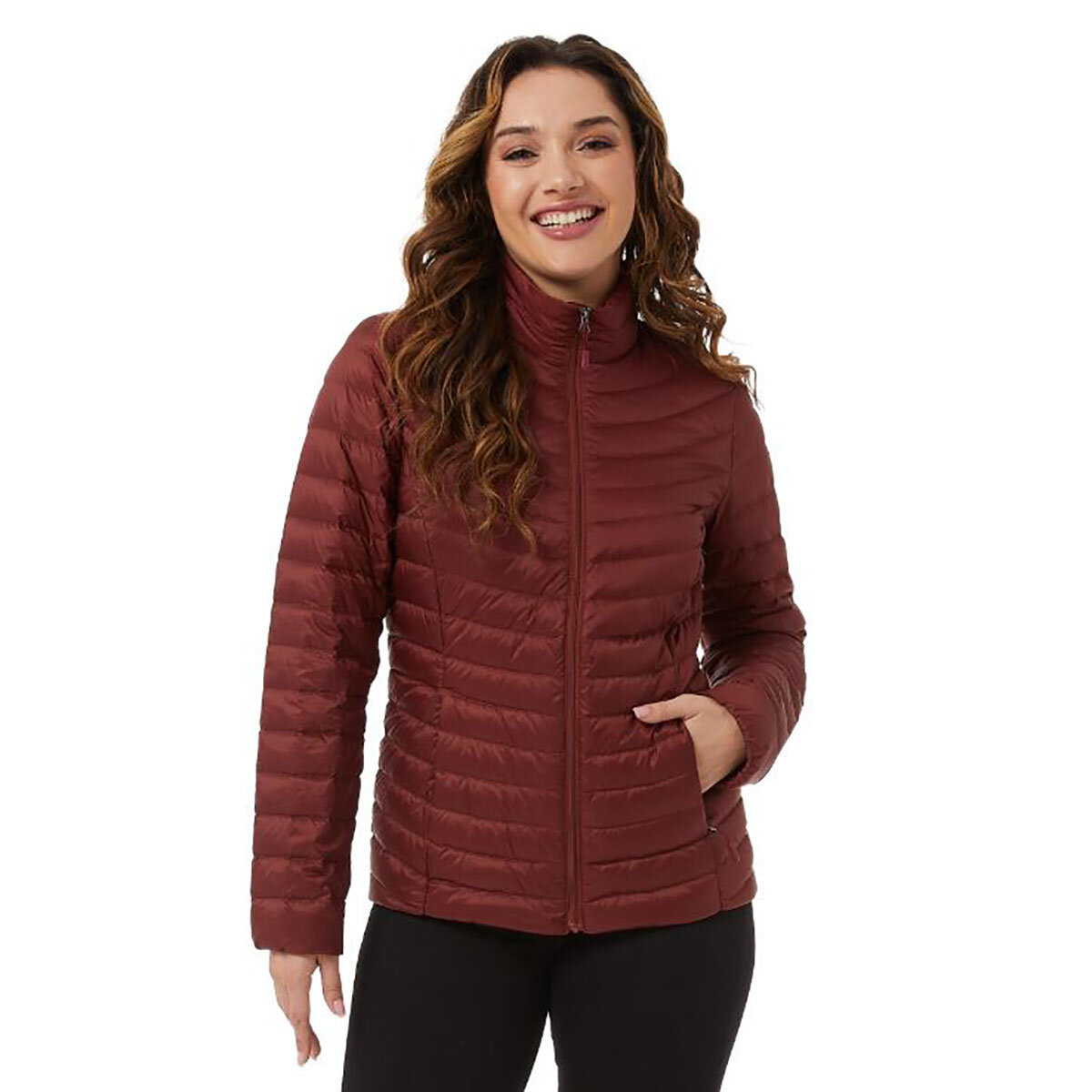 32 Degrees Ladies Down Jacket in Red | Costco UK
