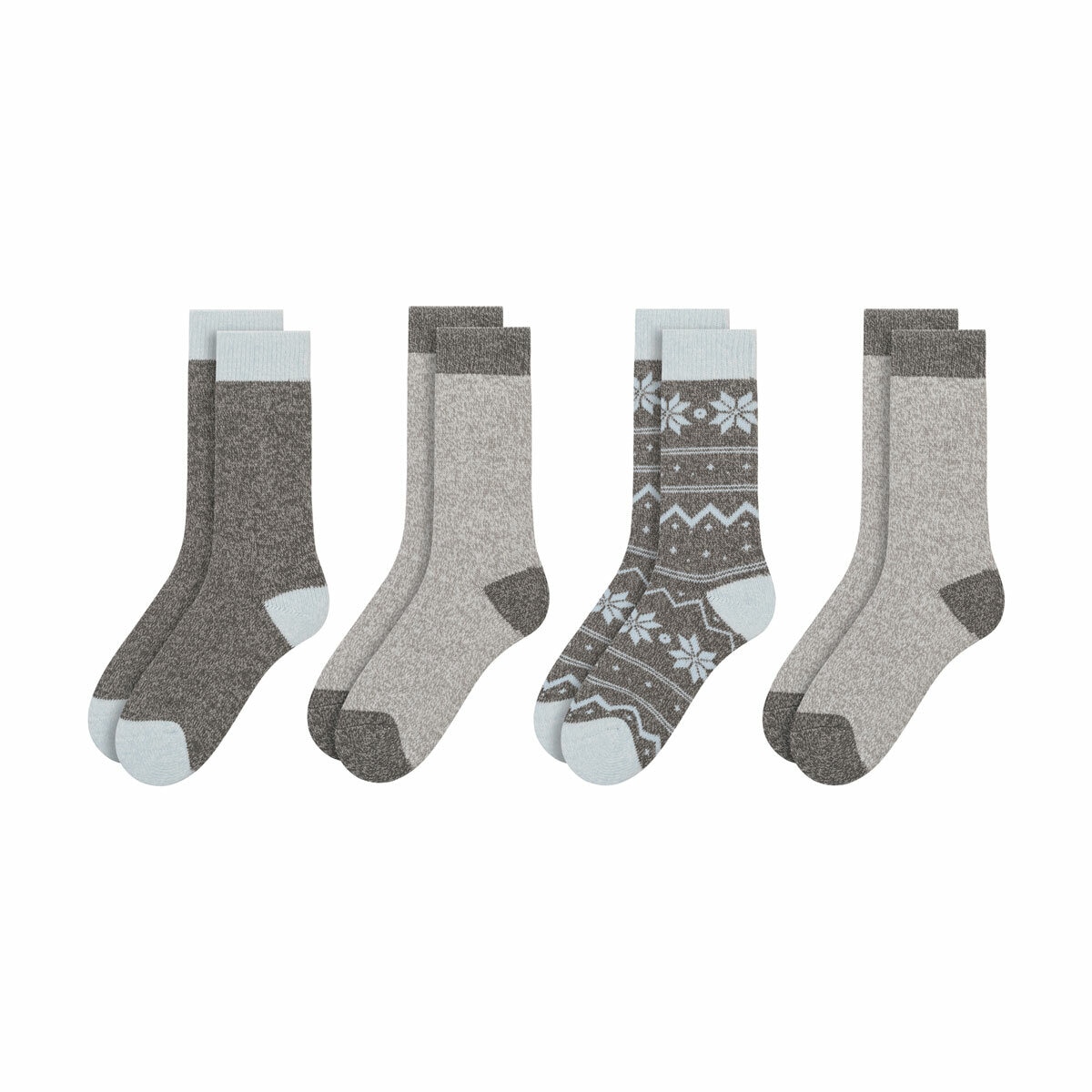 Weatherproof Ladies Thermal Sock 4 Pack in Blue