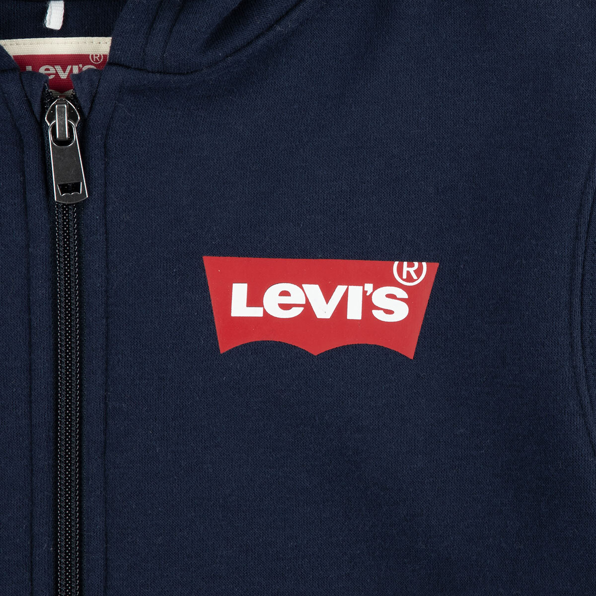 Levi Youth Zip Up Hoodie in Navy