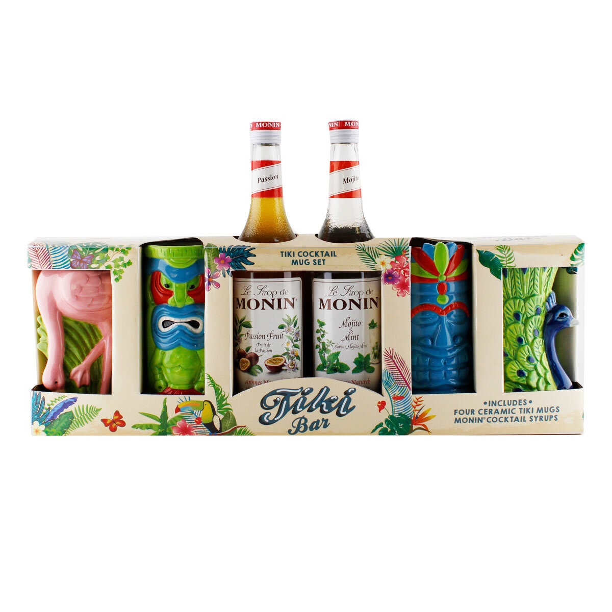 Tiki Cocktail Mug Set