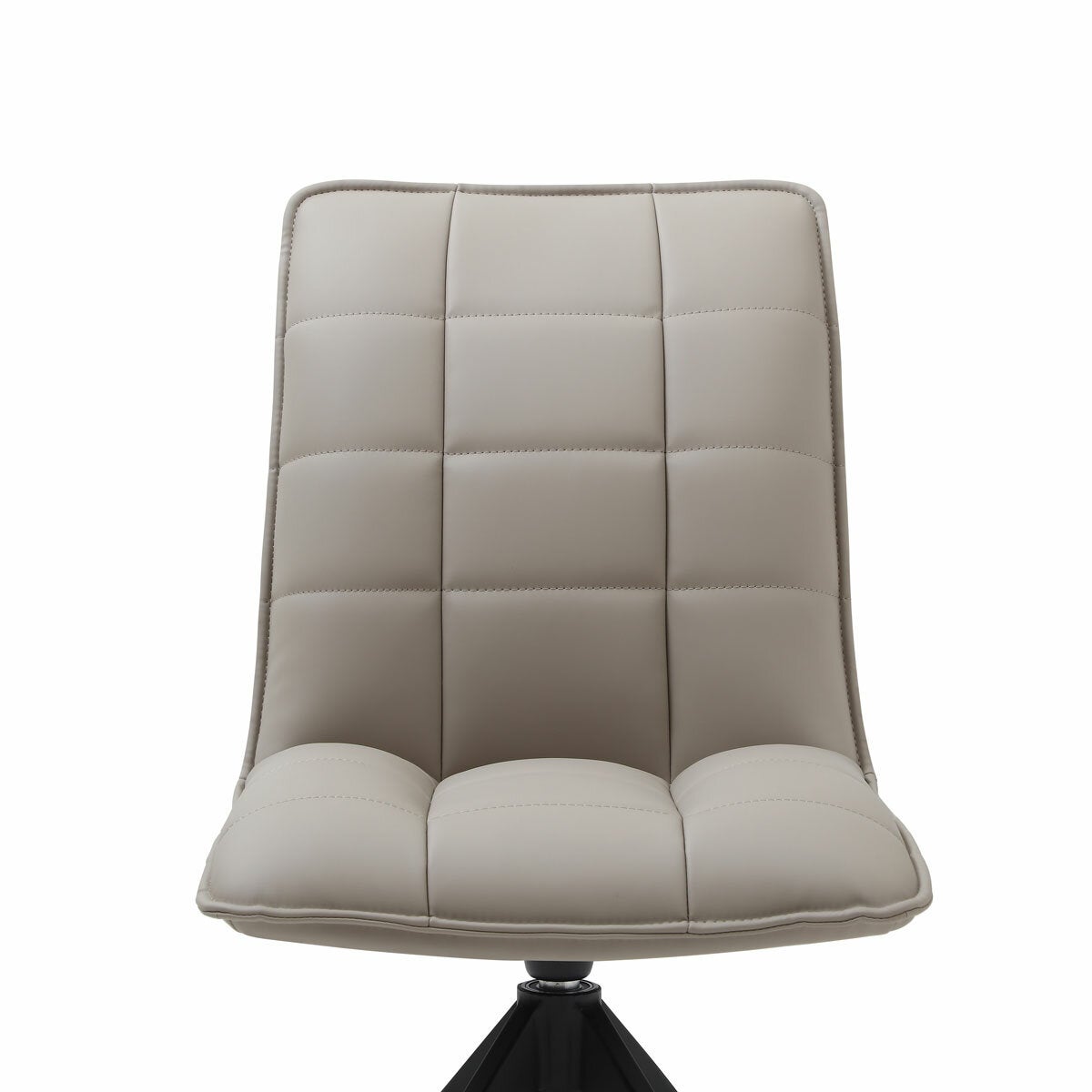 Indus Valley Skylar Taupe Faux Leather Dining Chair, 2 Pack