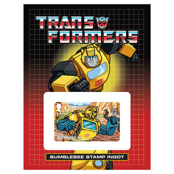 Transformers Bumblebee Royal Mail® Stamp Ingot