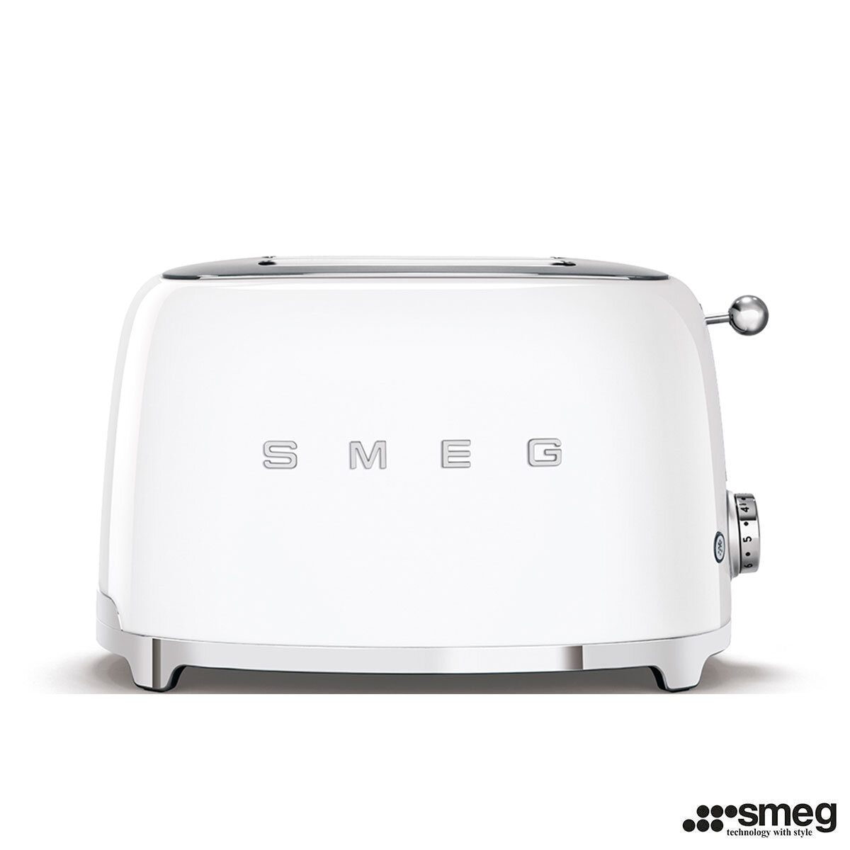 Smeg 2 Slot Toaster in White TSF01WHUK Costco UK