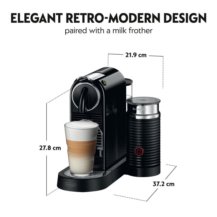 DeLonghi Citiz Coffee Machine Dimensions