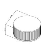 Bentley Designs Vega Scandi Light Oak Coffee Table