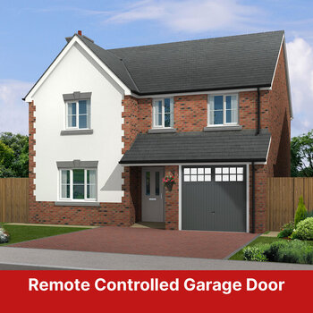 Cardale Bedford Single Garage Door Retractable With Motor and Installation in 3 Colours 