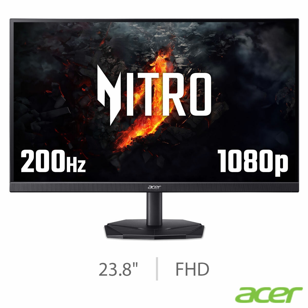 Acer KG1 Nitro. 23,8", FHD, Gaming Monitor, UM.QX1EE.104