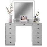 Tresanti VANITY TABLE WITH LED LIGHTED MIRROR