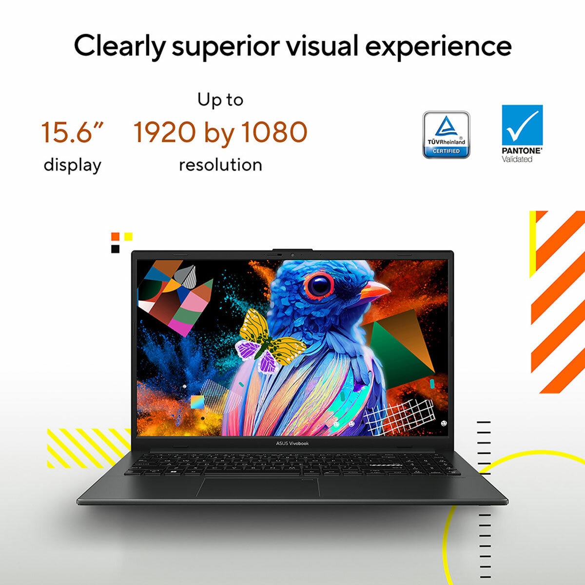 ASUS Vivobook Go, AMD Ryzen 5, 16GB RAM, 512GB, SSD, 15.6 Inch Laptop, E1504FA-BQ2889W