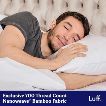 Luff 700 Thread Count 100% Organic Bamboo Pillowcases 2 Pack in 3 Colours