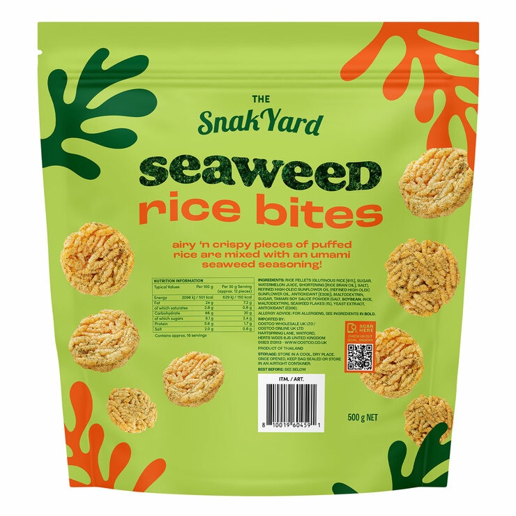 Seaweed Rice Bites, 500g