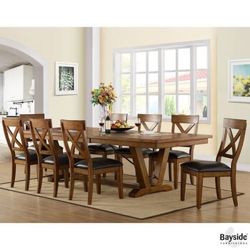 Whalen Furniture Extending Dining Room Table 8 Chairs Whalen Furniture Extending Dining Room Table 8 Chairs