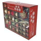 80CT Shatterproof ornament Set