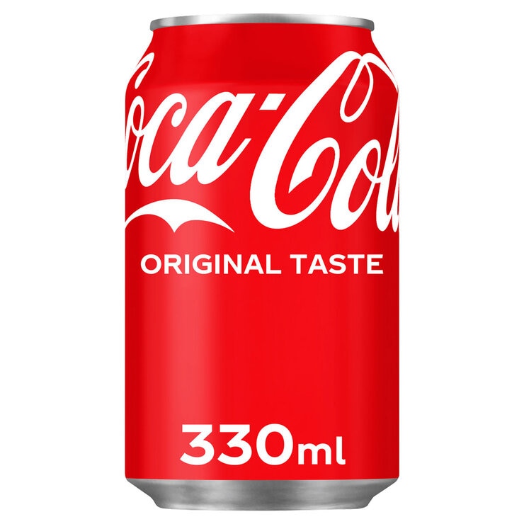 Cut out image of individual can on white background
