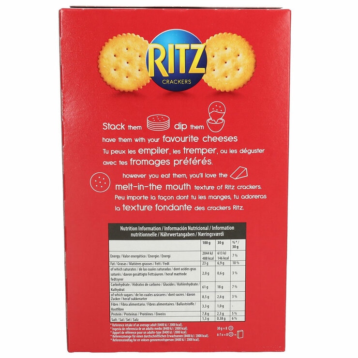 Ingredient and nutritional info Ingredient and nutritional info