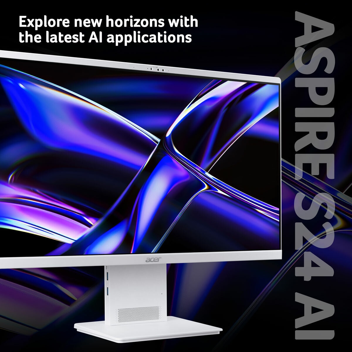 Acer S24-B, Intel Core Ultra 5, 16GB RAM,512GBSSD, 24 Inch All in One Desktop PC, DQ.BSBEK.001