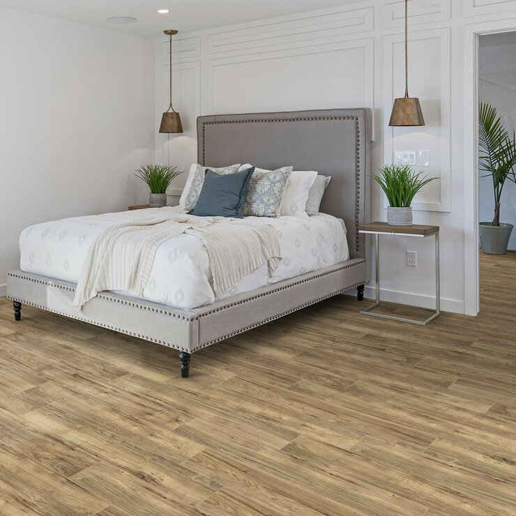 Golden Select Toasted Almond Splash Shield AC5 Laminate Flooring with Foam Underlay - 1.146m² Per Pack