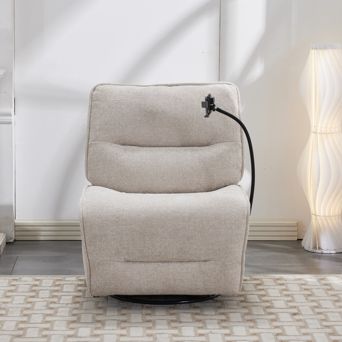 Armchair Beige  Lifestyle