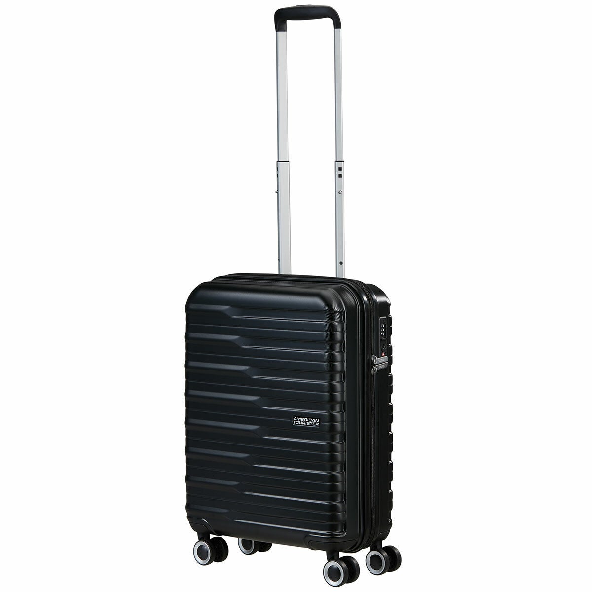 American Tourister 3pc Luggage Set Spinner Case In Black American Tourister 3pc Luggage Set Spinner Case In Black