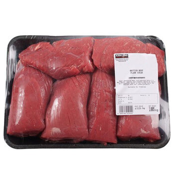 Kirkland Signature British Beef Flank Steak, Variable Weight: 1.5kg - 3kg