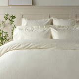 Belledorm 600 Thread Count Cotton Ivory Duvet Cover Set in 3 Sizes