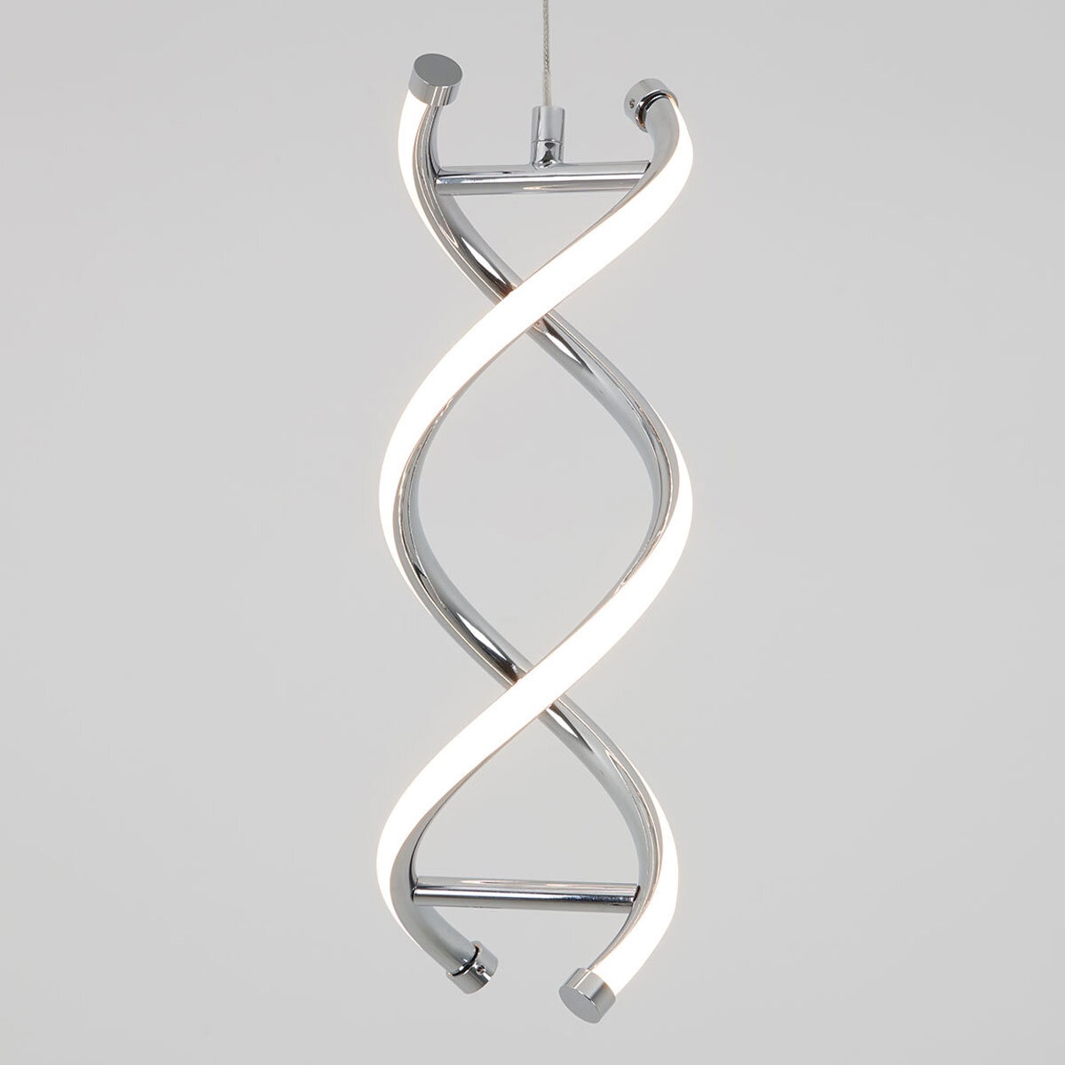 Artika DNA Single Light LED Pendant in Chrome