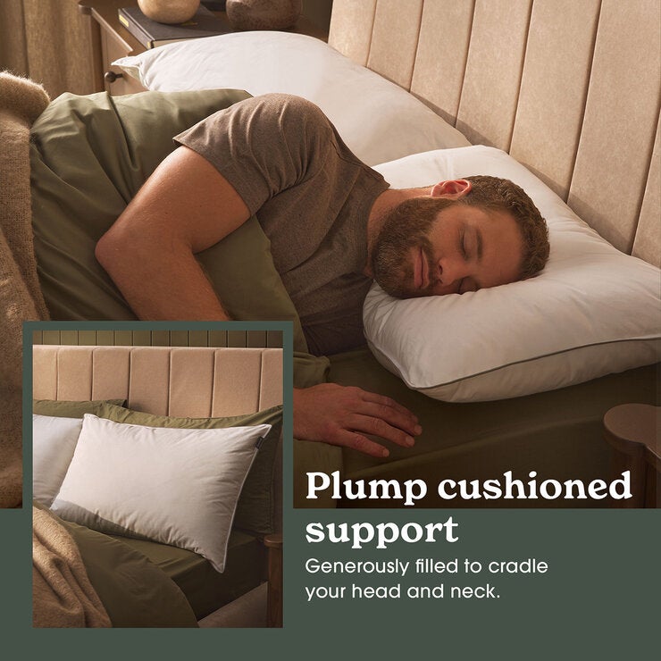 Sleepeezee Natural Comfort Feather & Down Pillow, 48 x 74 cm Sleepeezee Natural Comfort Feather & Down Pillow, 48 x 74 cm