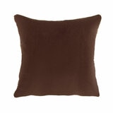 Malini Palms Embellished Brown Velvet Cushion, 45 x 45 cm