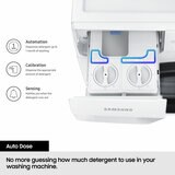 Samsung Series 8, SpaceMax WW11DB8B95GHU1 Washing Machine, A Rated in White