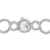 13.63ctw Round Brilliant & Baguette Cut Diamond Necklace, 18ct White Gold