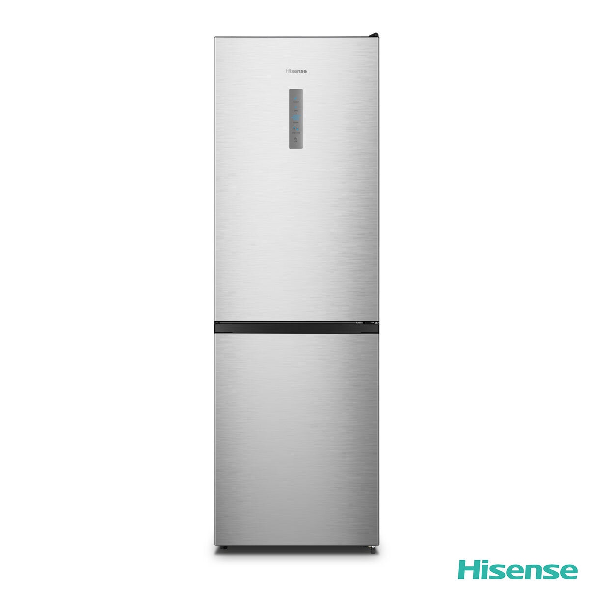 Hisense RB395N4BCE Fridge Freezer E Rated in Stainless Steel Effect