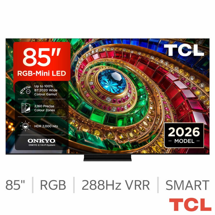TCL 85Q7D-UK 85 Inch RGB-Mini LED Smart TV TCL 85Q7D-UK 85 Inch RGB-Mini LED Smart TV