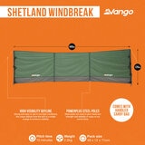 Vango Shetland 3 Panel Windbreak