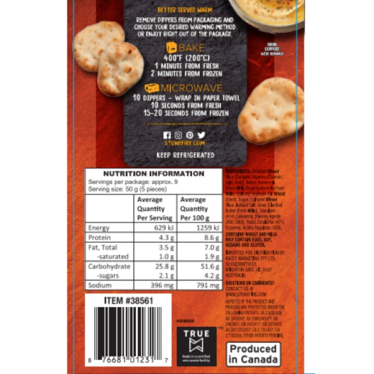 Stonefire Naan Dippers, 550g