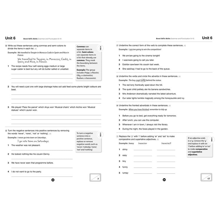 Bond SATs Skills 6 Work Book Pack, KS2 Year 5 Ages 9-10 Bond SATs Skills 6 Work Book Pack, KS2 Year 5 Ages 9-10
