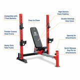 Marcy MWB-7096KT Olympic Weight Bench with Accessories