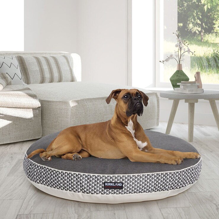 Kirkland Signature Round Pet Bed in Dark Grey, 42" Kirkland Signature Round Pet Bed in Dark Grey, 42"