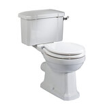 VITORIA CLOSED COUPLED PAN, CISTERN AND WHITE SEAT