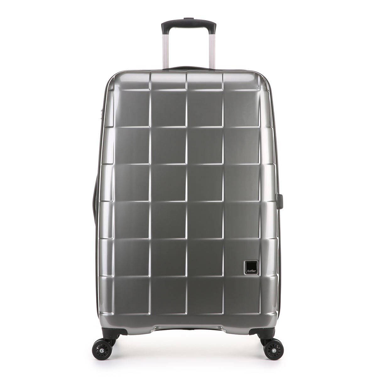 Antler Camden 3 Piece Hardside Suitcase Set, Silver Costco UK
