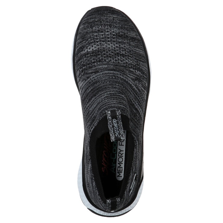Skechers Solar Fuse-Lite Joy Knit Women's Shoes in Black Heather