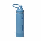 ThermoFlask Stainless Steel Water Bottle 710ml, 2 Pack in Deep Sea & Steel Wave ThermoFlask Stainless Steel Water Bottle 710ml, 2 Pack in Deep Sea & Steel Wave